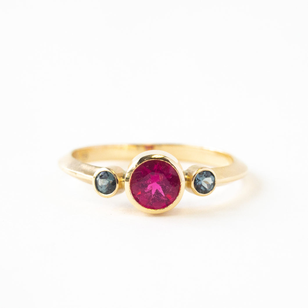 Rubellite Tourmaline Ring