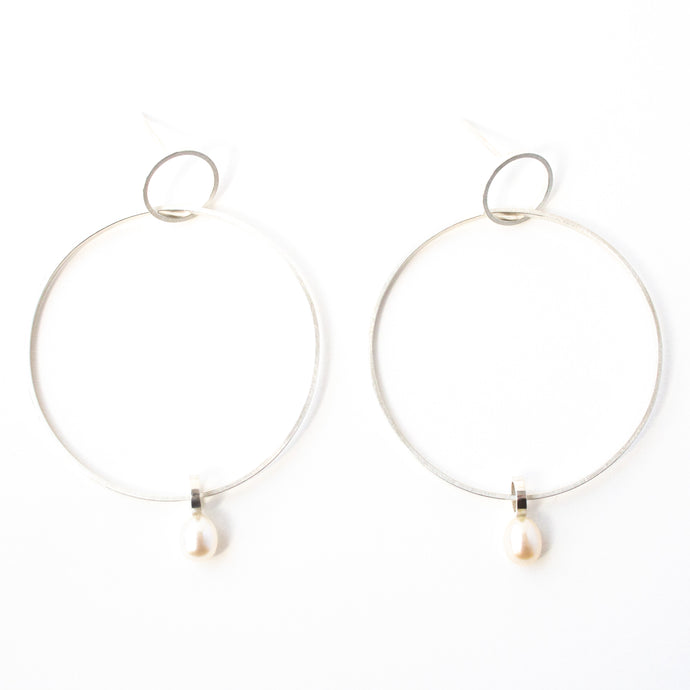 Pearl Hoops