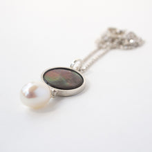 Load image into Gallery viewer, Mother of Pearl Drop Pendant