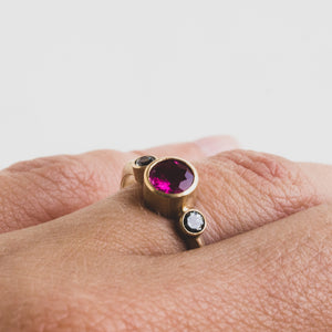 Rubellite Tourmaline Ring