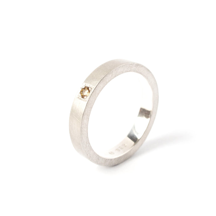 Citrine Pavé Ring