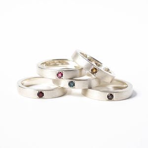 Smoky Quartz Pavé Ring
