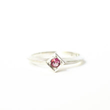 Load image into Gallery viewer, Pink Topaz Cube Ring